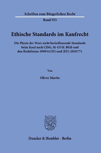 Ethische Standards im Kaufrecht