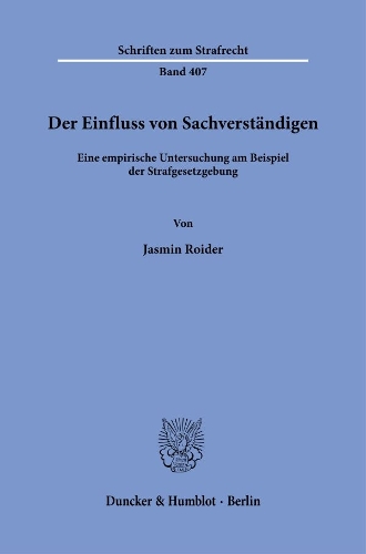 Der Einfluss von Sachverstaendigen