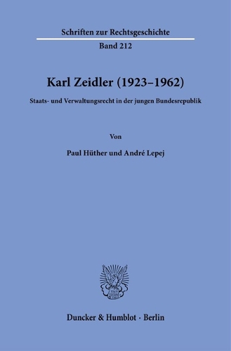 Karl Zeidler (1923-1962)