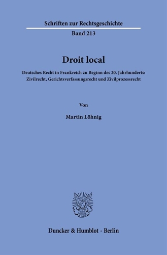 Droit local