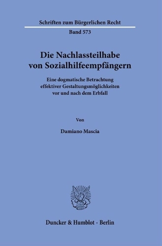 Die Nachlassteilhabe von Sozialhilfeempfaengern