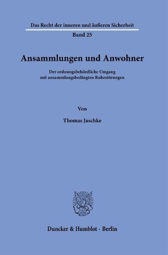 Ansammlungen und Anwohner
