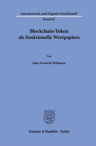 Blockchain-Token als funktionelle Wertpapiere.
