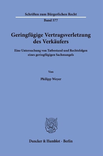 Geringfuegige Vertragsverletzung des Verkaeufers