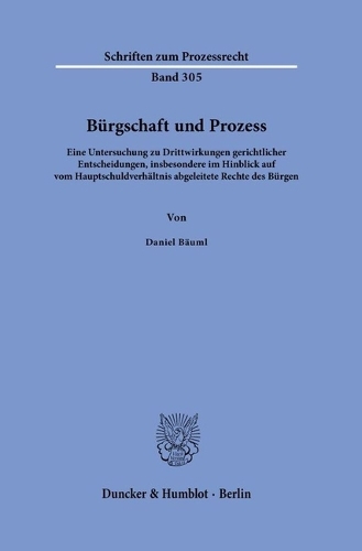 Buergschaft und Prozess