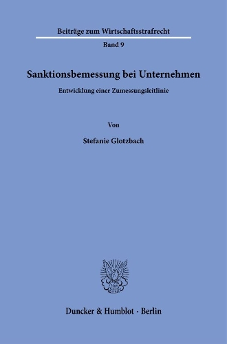Sanktionsbemessung bei Unternehmen
