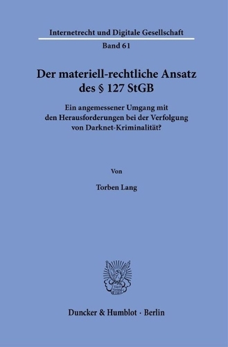 Der materiell-rechtliche Ansatz des Paragr. 127 StGB