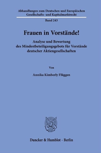Frauen in Vorstaende!