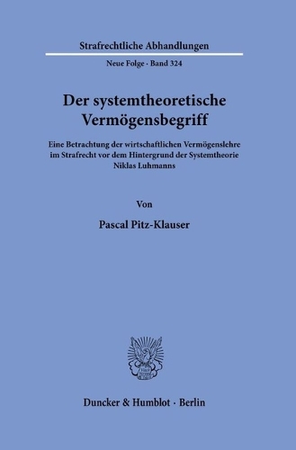Der systemtheoretische Vermoegensbegriff