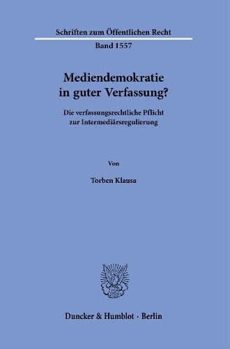 Mediendemokratie in guter Verfassung?