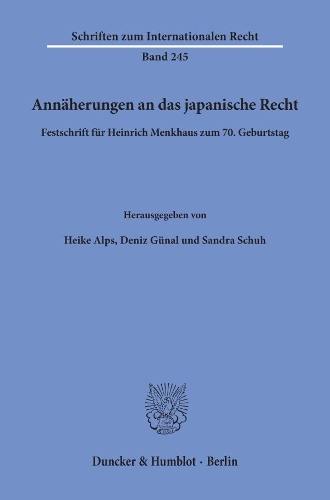 Annaeherungen an das japanische Recht