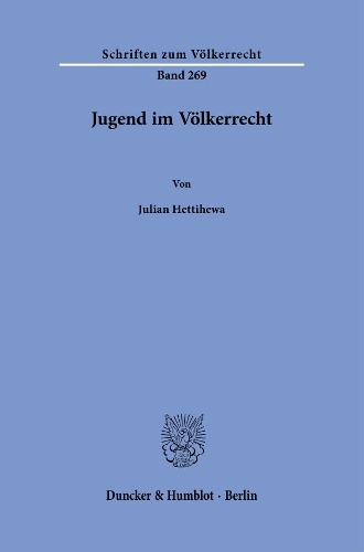 Jugend im Voelkerrecht.