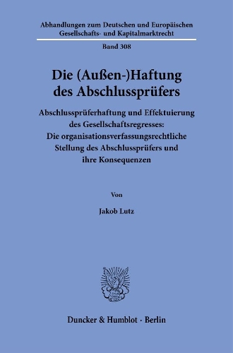 Die (Aussen-)Haftung des Abschlusspruefers