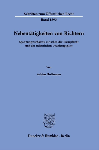 Nebentaetigkeiten von Richtern