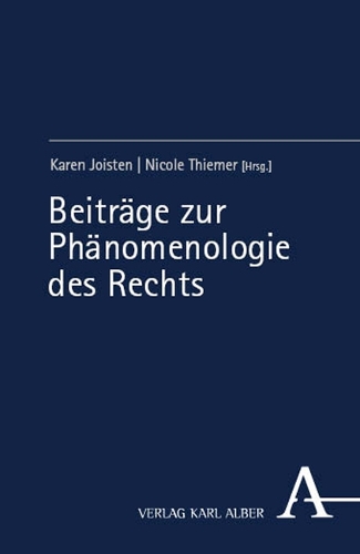 Beitraege zur Phaenomenologie des Rechts.