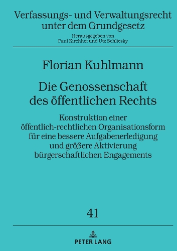Die Genossenschaft des öffentlichen Rechts