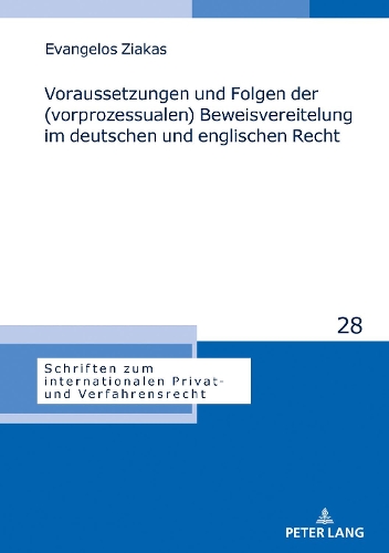Voraussetzungen und Folgen der (vorprozessualen) Beweisvereitelung im deutschen und englischen Recht.