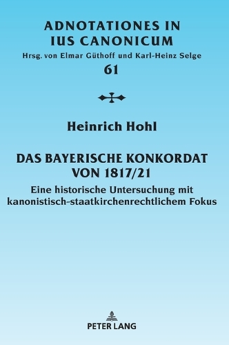 Das Bayerische Konkordat von 1817/21