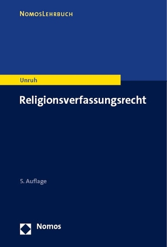 Religionsverfassungsrecht.