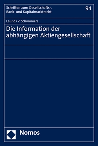 Die Information der abhaengigen Aktiengesellschaft.