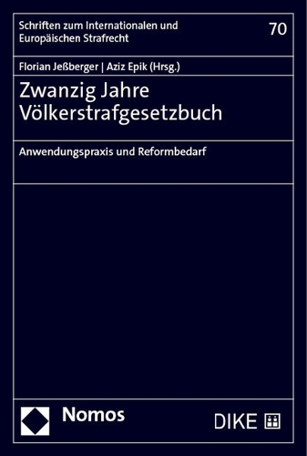 Zwanzig Jahre Voelkerstrafgesetzbuch