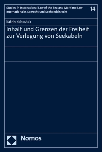 Inhalt und Grenzen der Freiheit zur Verlegung von Seekabeln.