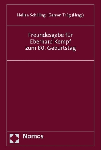 Freundesgabe fuer Eberhard Kempf zum 80. Geburtstag.