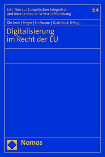 Digitalisierung im Recht der EU.