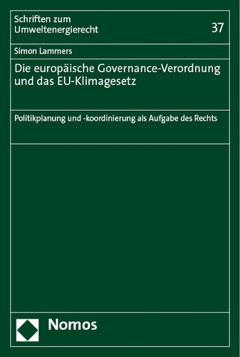 Die europaeische Governance-Verordnung und das EU-Klimagesetz
