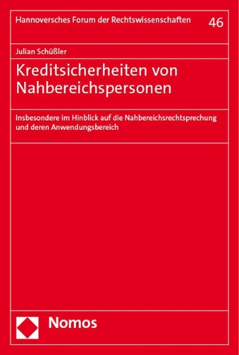 Kreditsicherheiten von Nahbereichspersonen