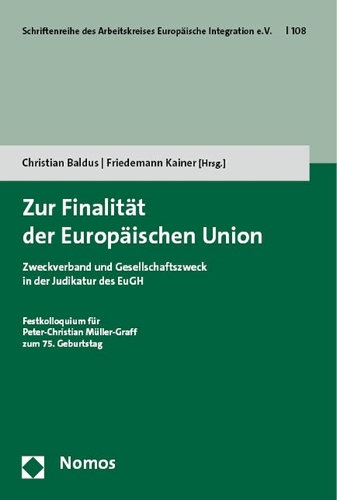 Zur Finalitaet der Europaeischen Union