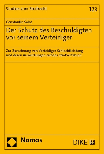 Der Schutz des Beschuldigten vor seinem Verteidiger