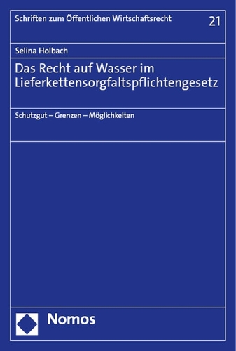 Das Recht auf Wasser im Lieferkettensorgfaltspflichtengesetz