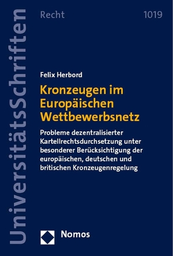 Kronzeugen im Europaeischen Wettbewerbsnetz