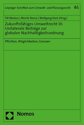 Zukunftsfaehiges Umweltrecht III