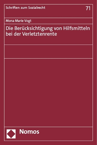 Die Beruecksichtigung von Hilfsmitteln bei der Verletztenrente.