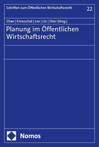 Planung im Oeffentlichen Wirtschaftsrecht.