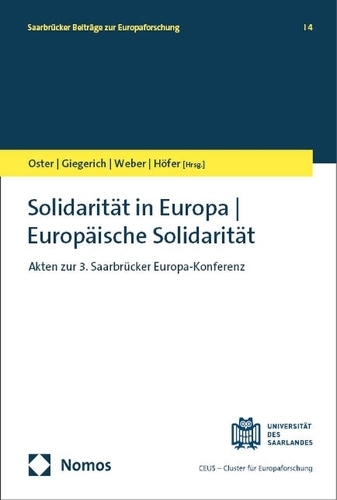 Solidaritaet in Europa - Europaeische Solidaritaet