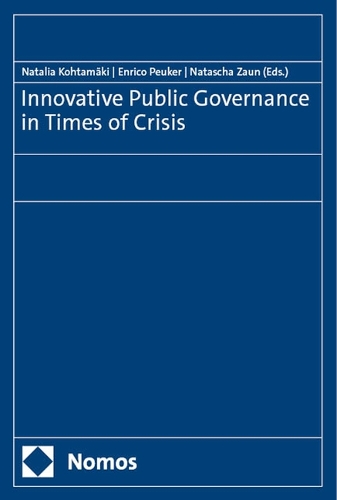 Innovative Public Governance in Times of Crisis.