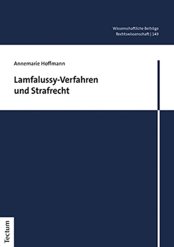 Lamfalussy-Verfahren und Strafrecht.