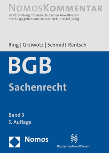 Bürgerliches Gesetzbuch (BGB). Band 3