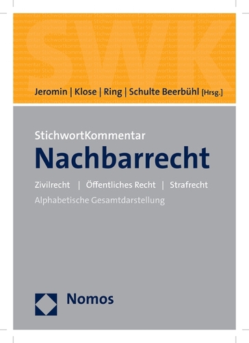 Stichwortkommentar Nachbarrecht