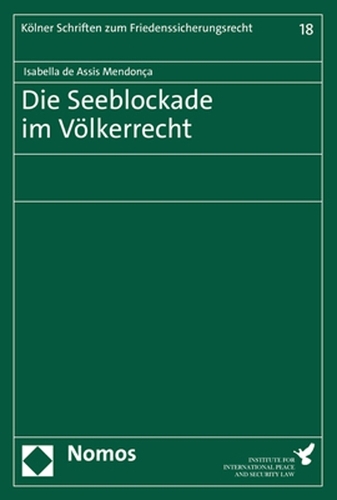 Die Seeblockade im Voelkerrecht.