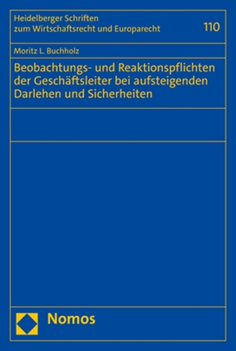 Beobachtungs- und Reaktionspflichten der Geschaeftsleiter bei aufsteigenden Darlehen und Sicherheiten.