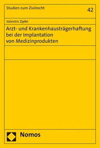 Arzt- und Krankenhausträgerhaftung bei der Implantation von Medizinprodukten.