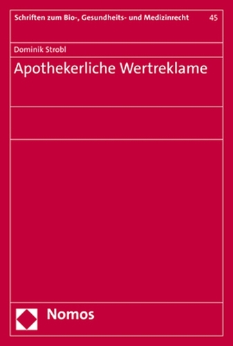 Apothekerliche Wertreklame.
