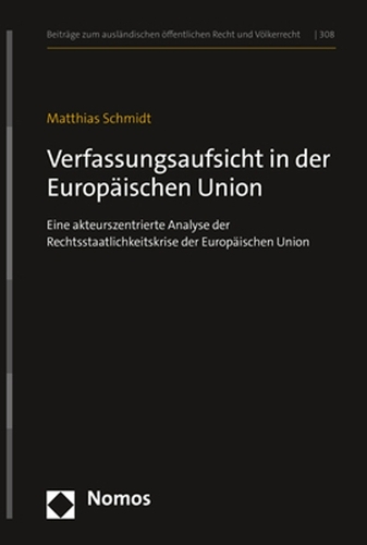 Verfassungsaufsicht in der Europaeischen Union