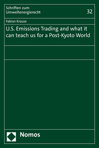 U.S. Emissions Trading and what it can teach us for a Post-Kyoto World.