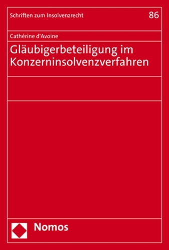 Gläubigerbeteiligung im Konzerninsolvenzverfahren.