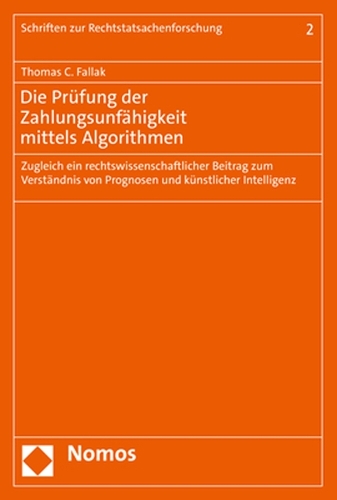 Die Prüfung der Zahlungsunfähigkeit mittels Algorithmen